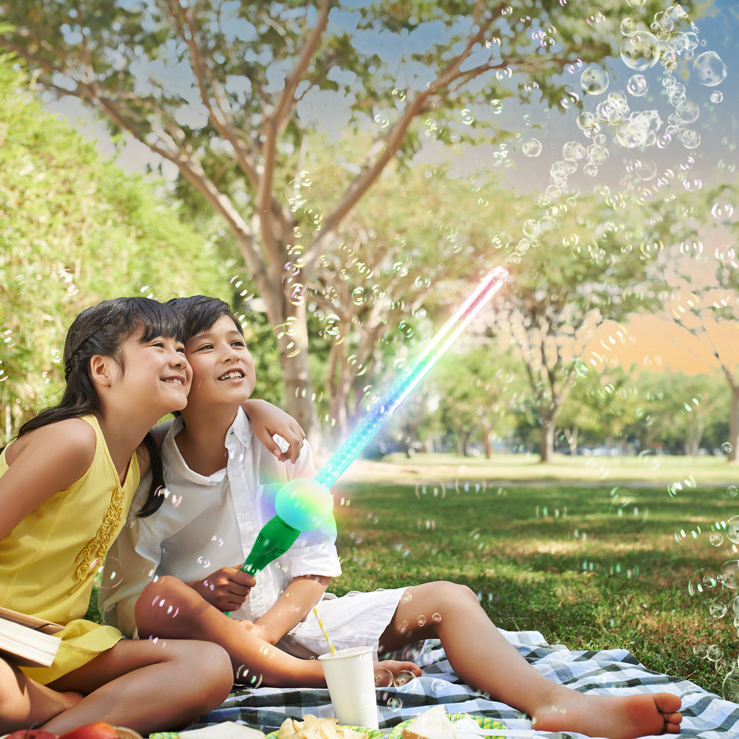 Light up Bubble Sword - 8 pack