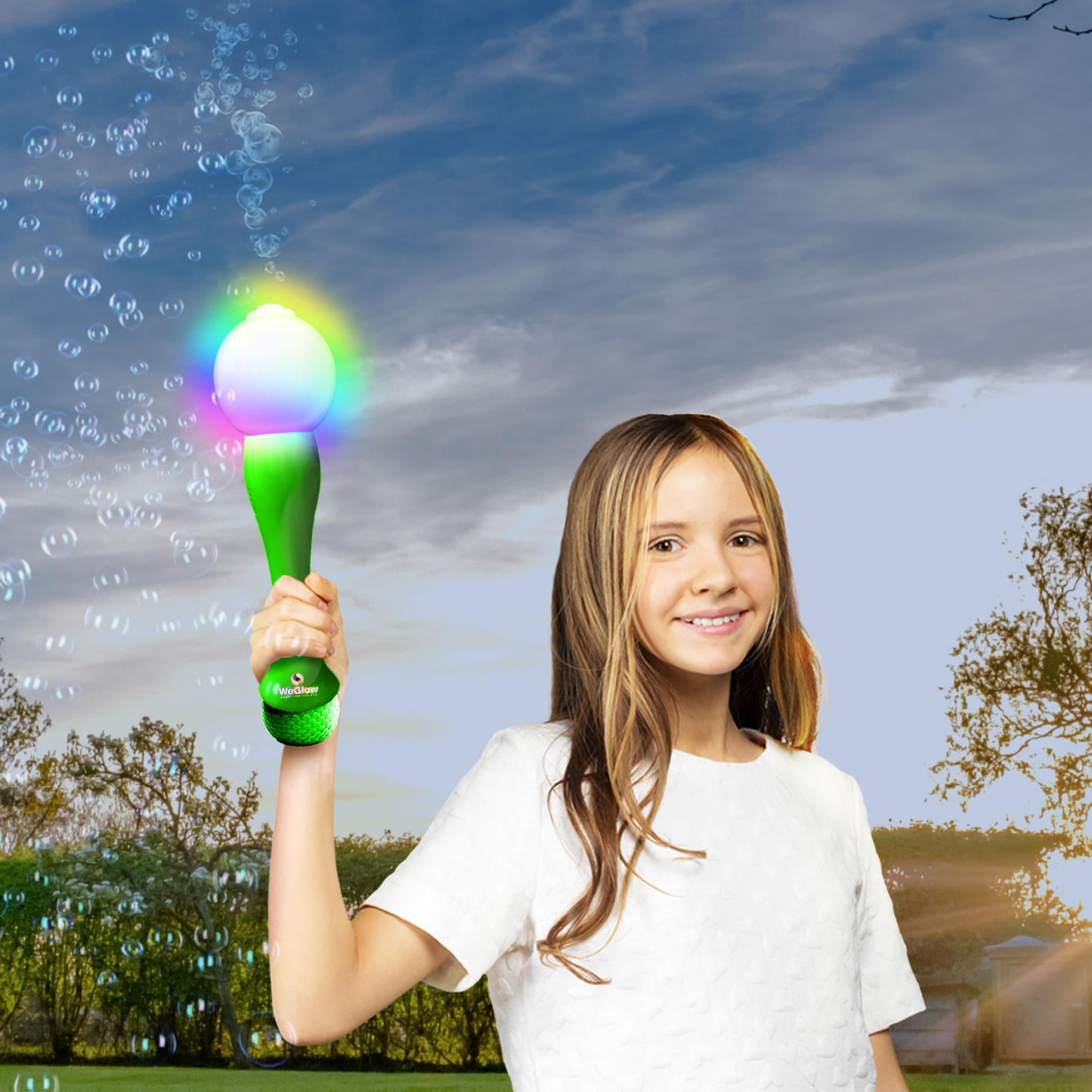 Light Up Bubble Wand - 8 pack