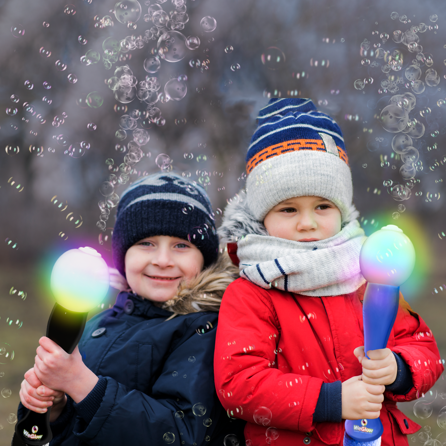 Light Up Bubble Wand - 8 pack