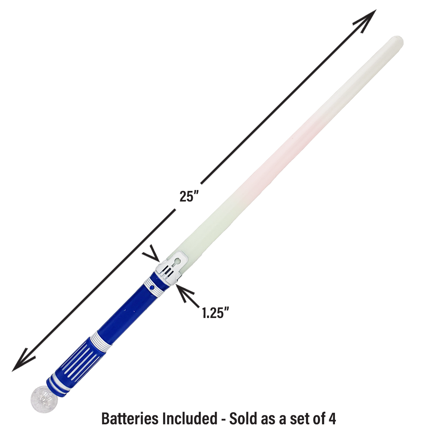Multicolor Ball Sword - 8 Pack Assorted