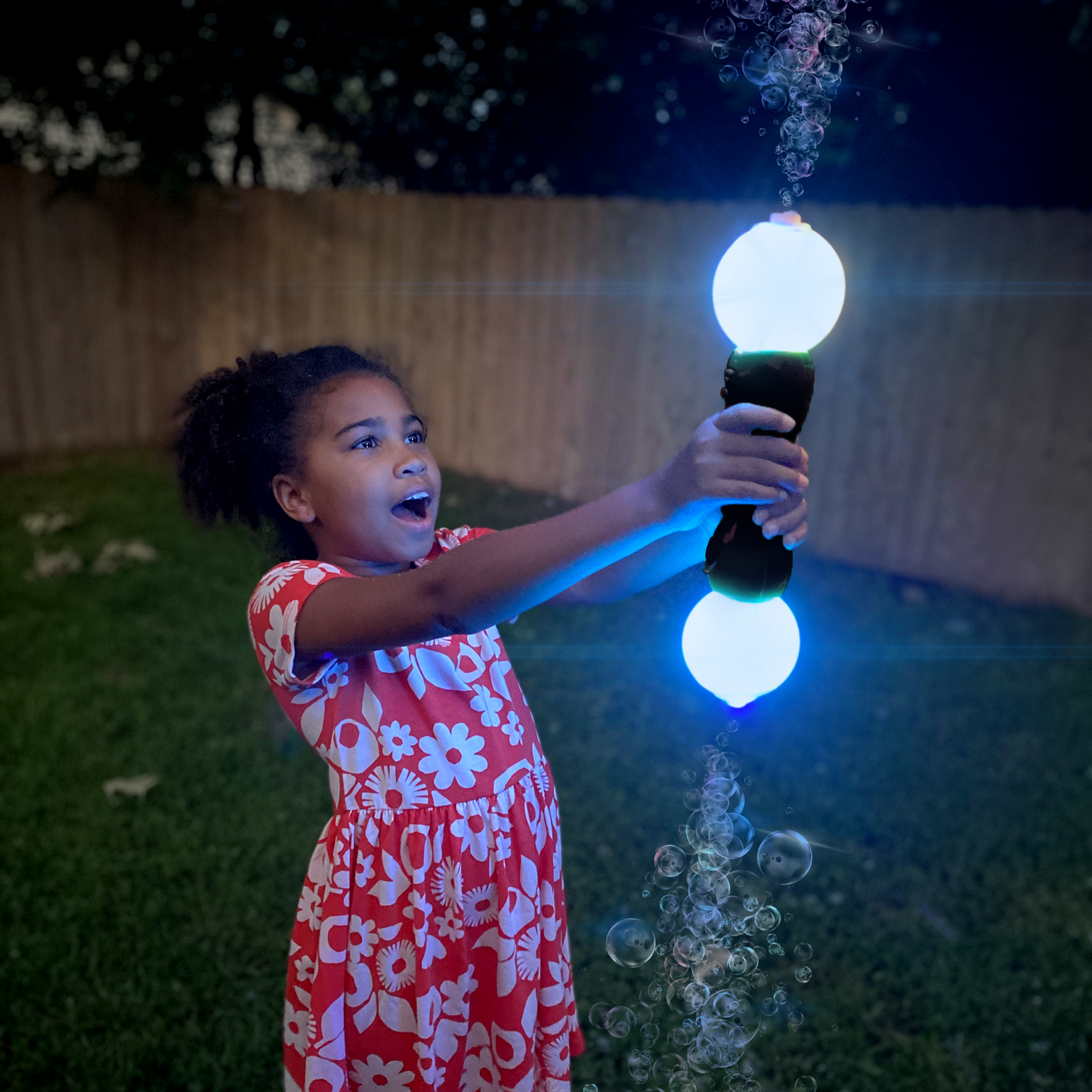 Light Up Twist Double Bubble Wand for Kids - 8 pack